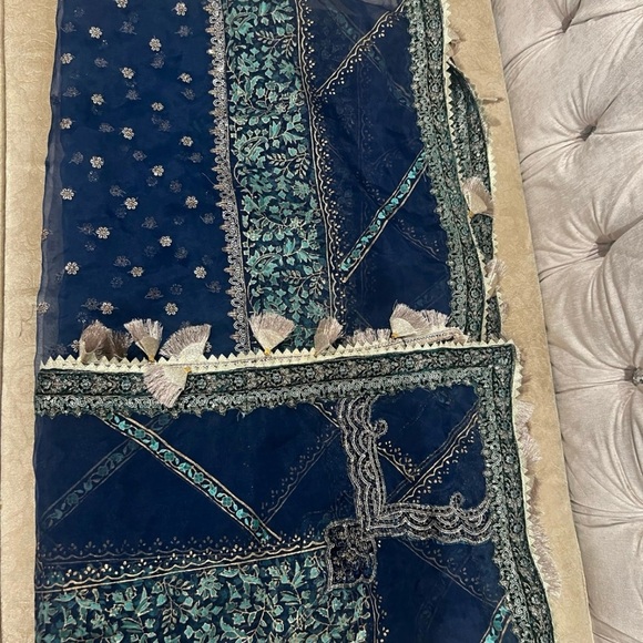 New 3 piece Pakistani maria b wedding party dress xl - Picture 12 of 12